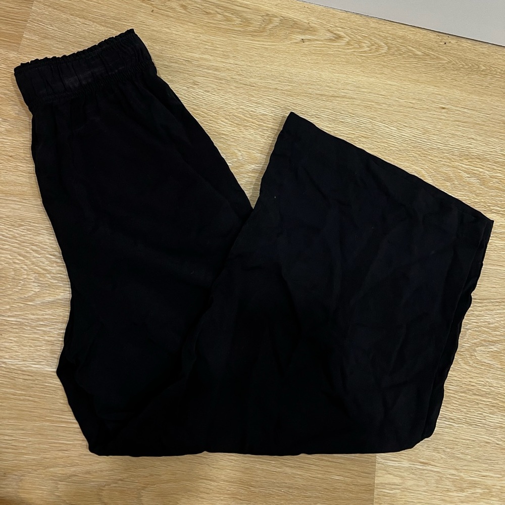 Flare leg trousers